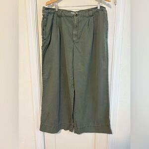 Sonoma Women's Olive Wide Leg Pants